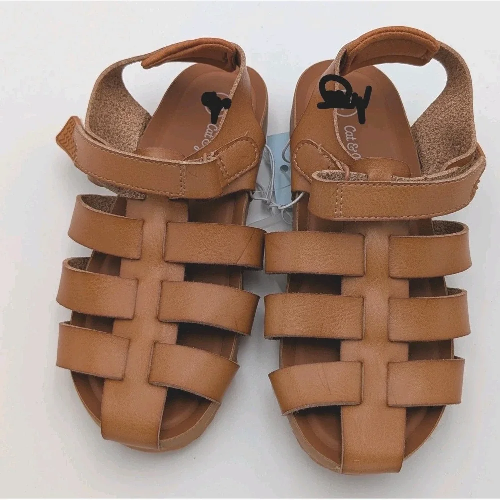 Boys girls Toddler Rhett Fisherman Sandals Size 11